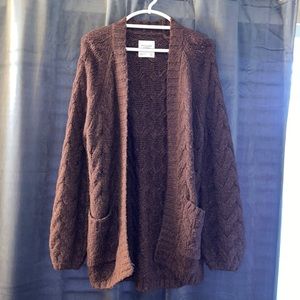 Abercrombie and Fitch brown cardigan